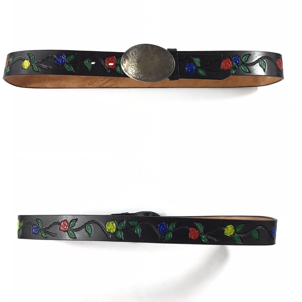 Jose Luis Floral Embossed Belt